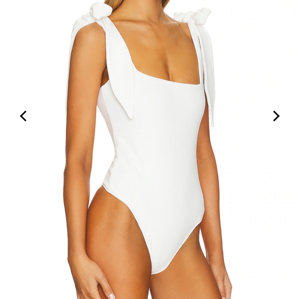 Show Me Your Mumu Bodysuit with Bow Straps